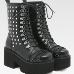 Goth Studded Boots