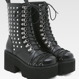 Goth Studded Boots