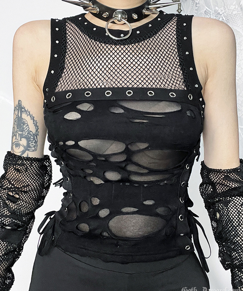Goth Tank Top Women