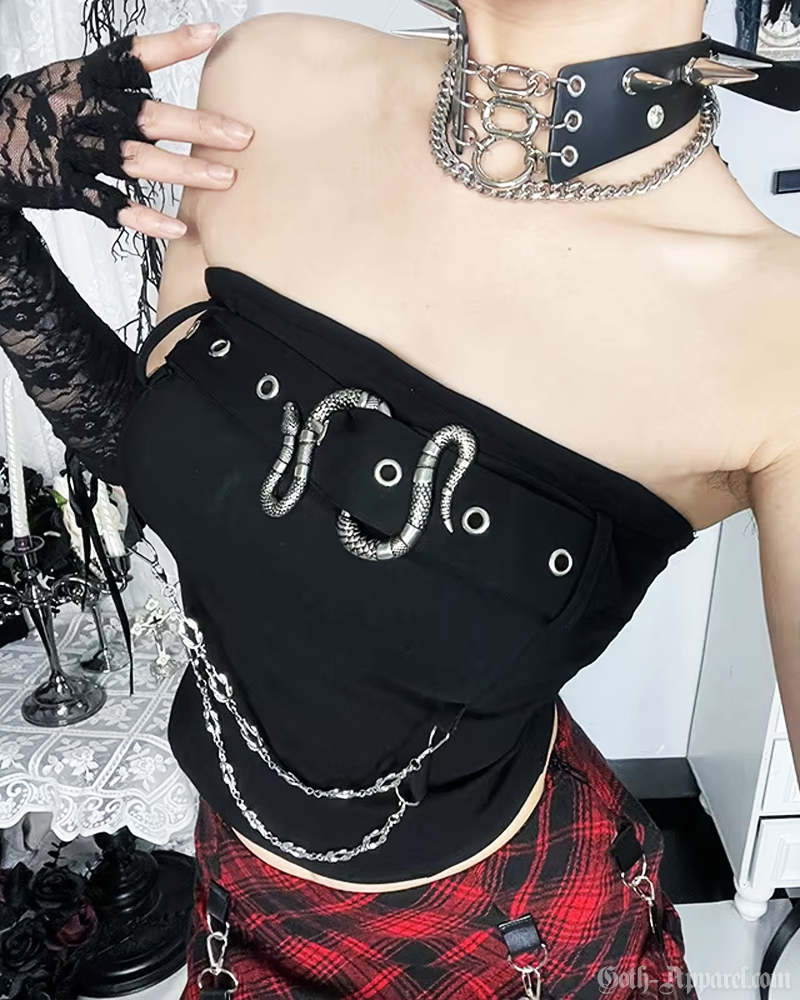 Goth Tube Top