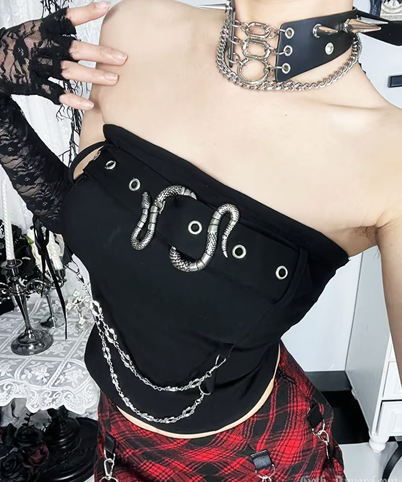 Goth Tube Top