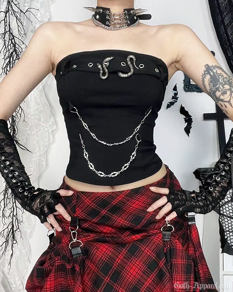 Goth Tube Top