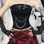 Goth Tube Top