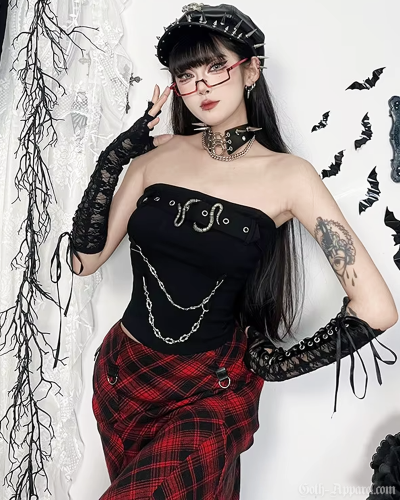 Goth Tube Top