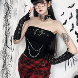Goth Tube Top