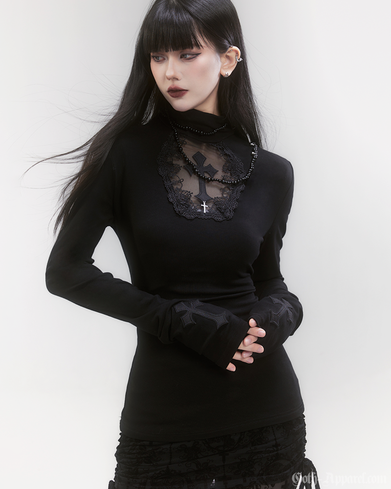 Goth Turtleneck