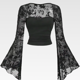 Gothic Bell Sleeve Top
