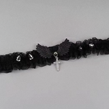 Gothic Black Lace Choker