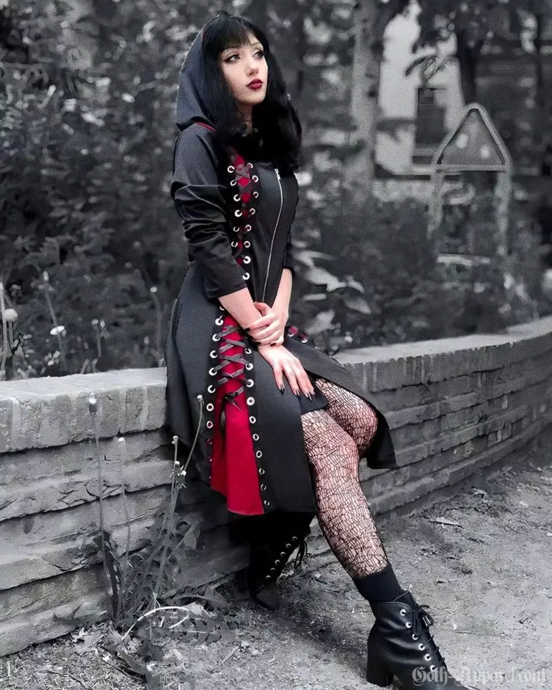 Gothic Coat With Hood