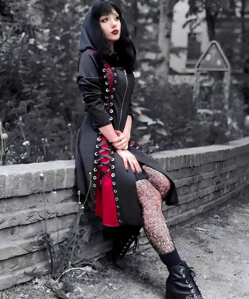 Gothic Coat With Hood