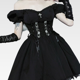 Gothic Corset Mini Dress