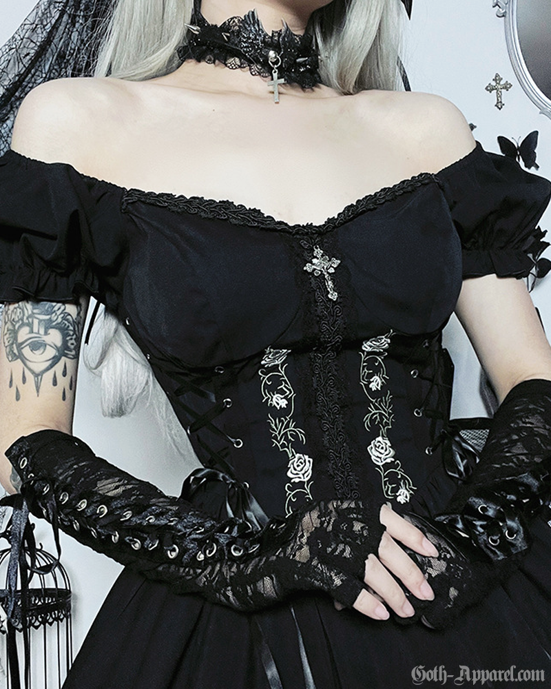 Gothic Corset Mini Dress