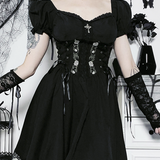 Gothic Corset Mini Dress