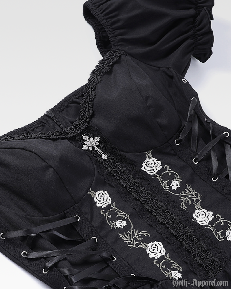 Gothic Corset Mini Dress
