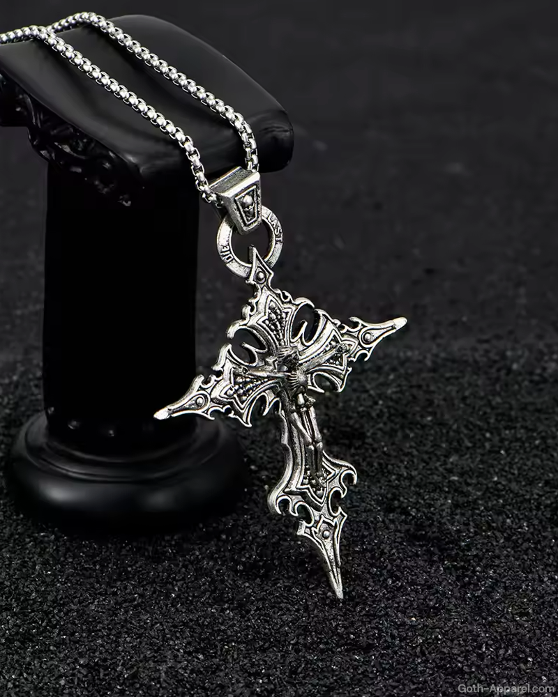 Gothic Cross Necklace