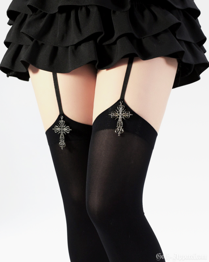 Gothic Cross Stockings