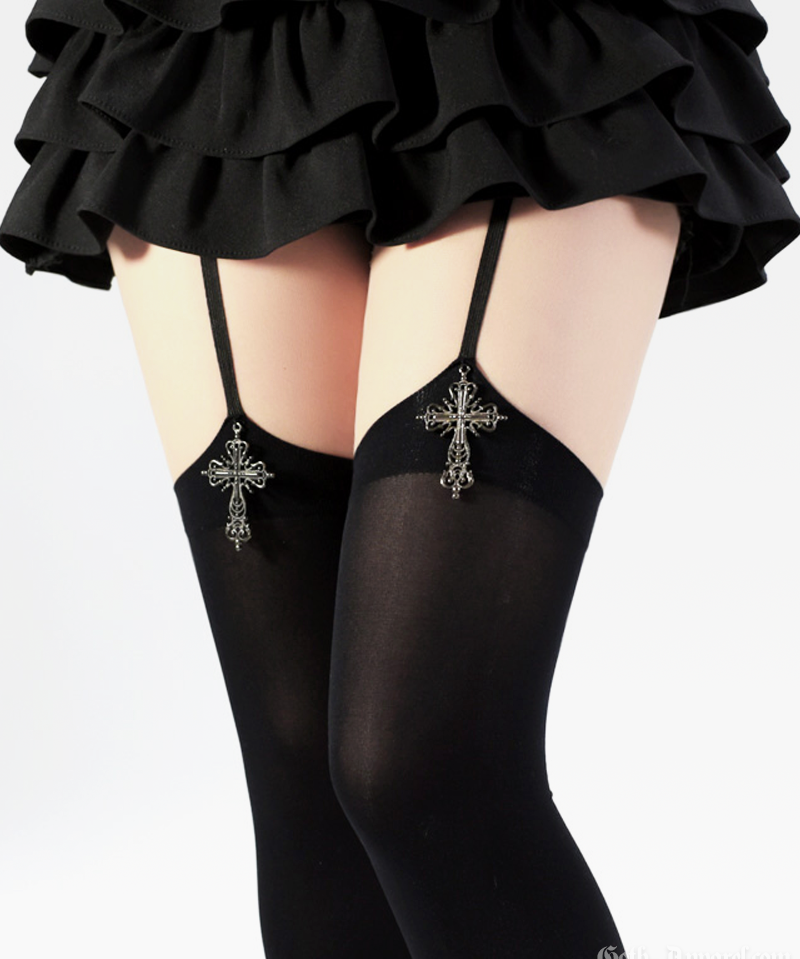 Gothic Cross Stockings