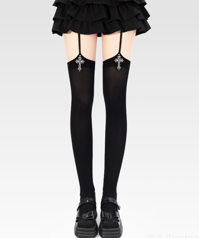 Gothic Cross Stockings