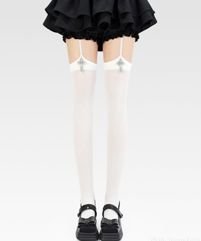 Gothic Cross Stockings