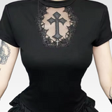 Gothic Cross Top
