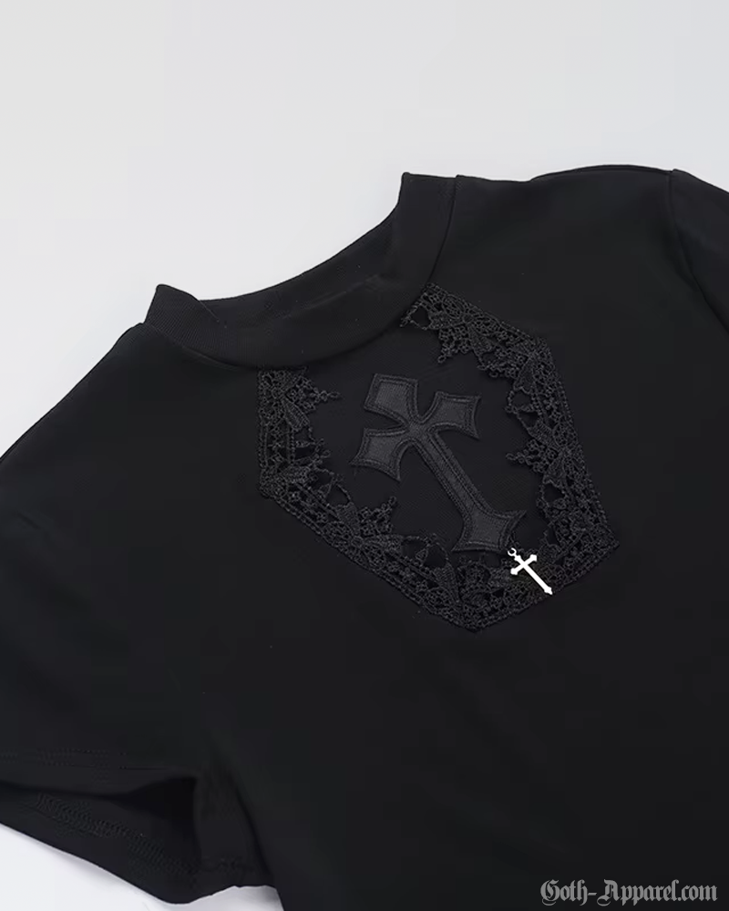Gothic Cross Top