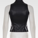 Gothic Female Leather Vest
