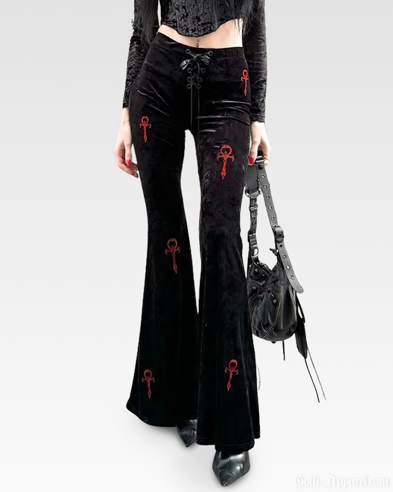 Gothic Flare Pants