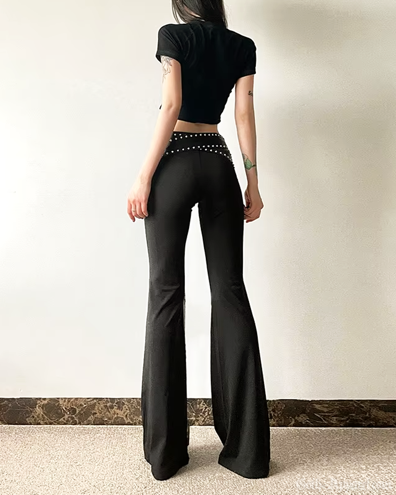 Gothic Flared Pants