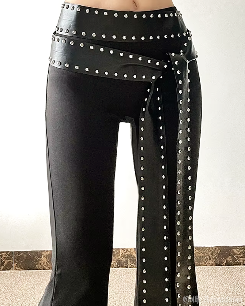 Gothic Flared Pants