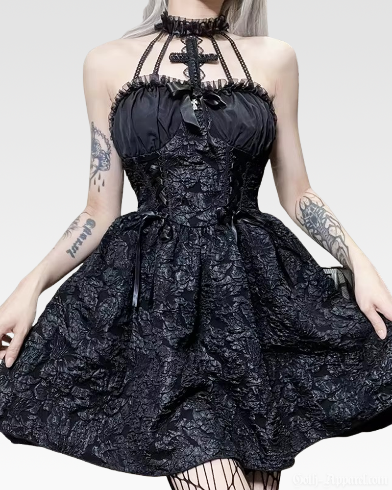 Gothic Halter Dress