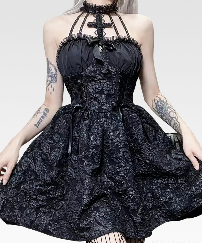 Gothic Halter Dress