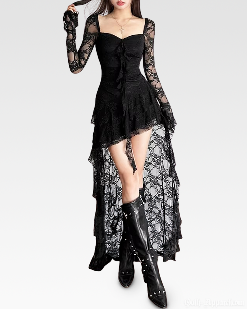 Gothic High Low Dress