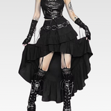 Gothic High Low Skirt