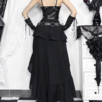 Gothic High Low Skirt