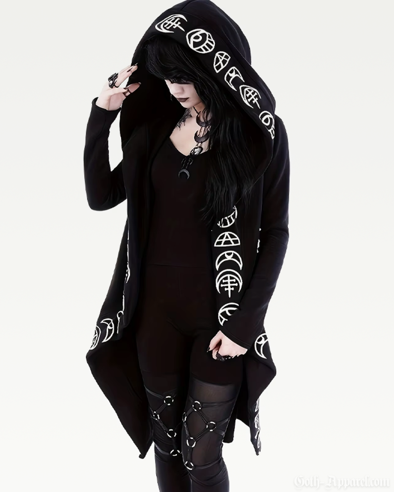 Gothic Hooded Cardigan