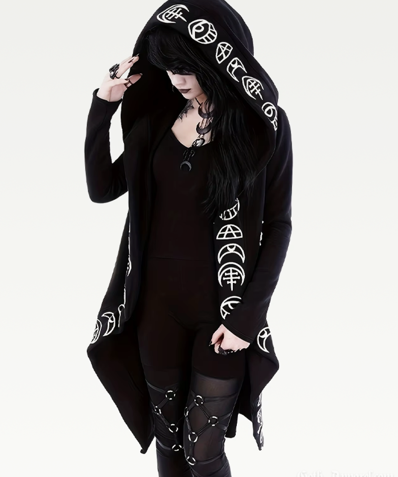 Gothic Hooded Cardigan