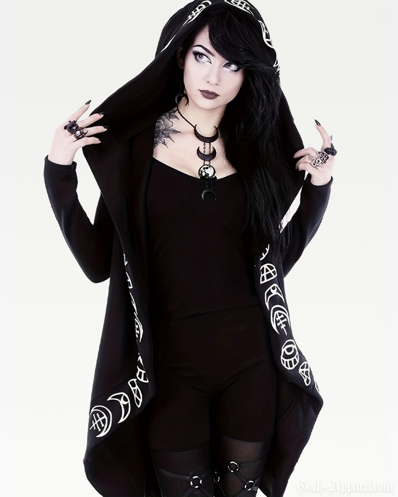 Gothic Hooded Cardigan