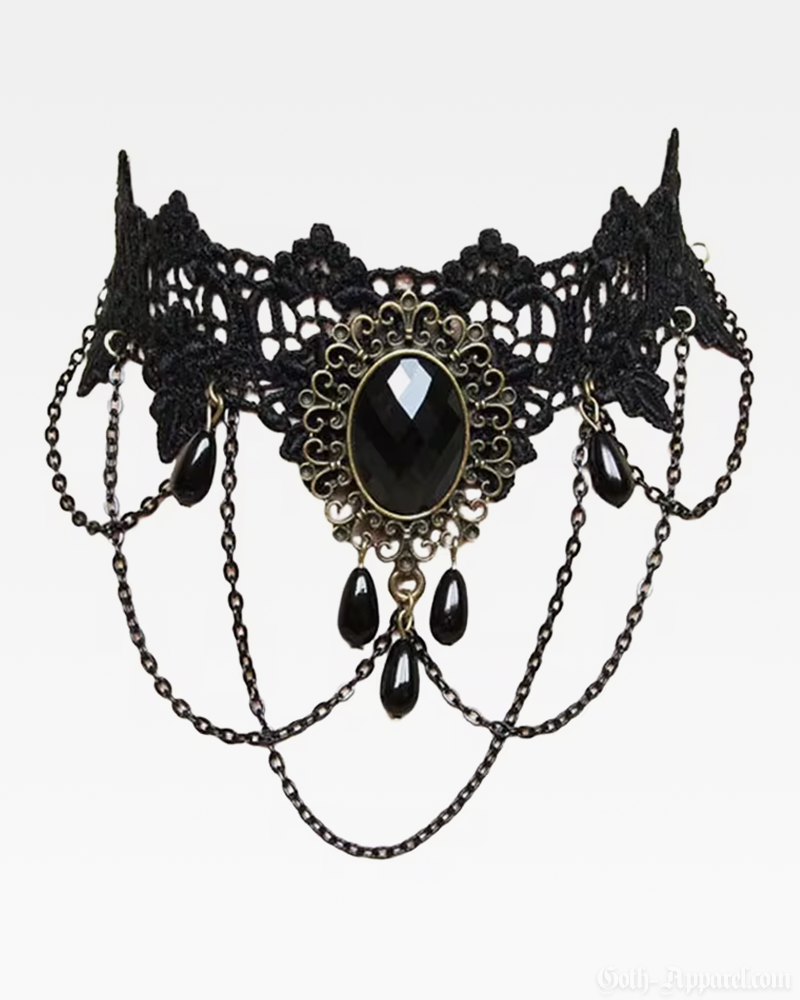 Gothic Lace Choker