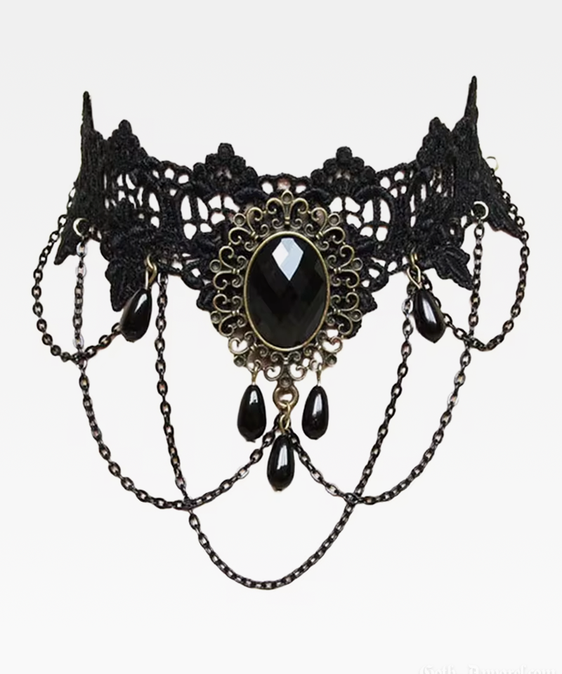 Gothic Lace Choker