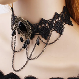 Gothic Lace Choker
