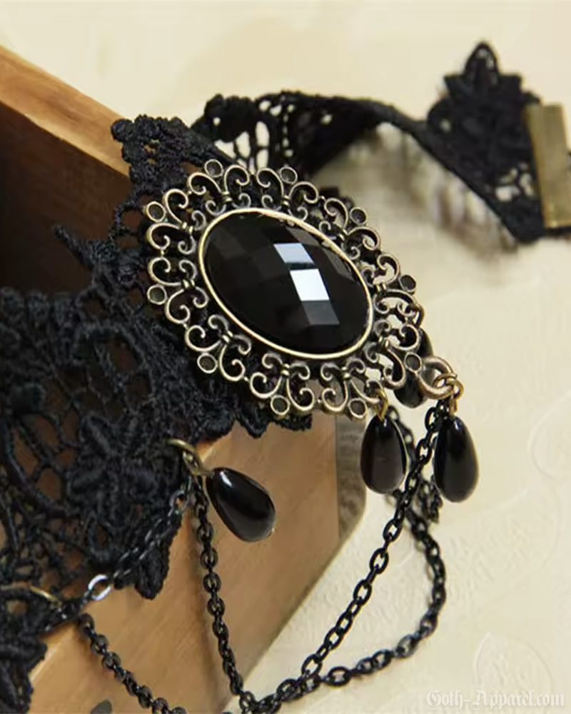 Gothic Lace Choker