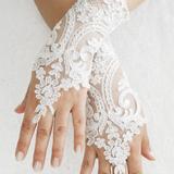 Gothic Lace Fingerless Gloves