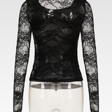Gothic Lace Long Sleeve Top