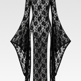 Gothic Lace Maxi Dress