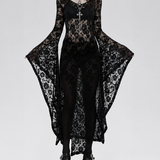 Gothic Lace Maxi Dress