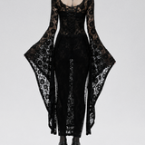 Gothic Lace Maxi Dress