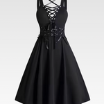Gothic Lace Up Dress