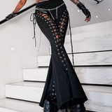 Gothic Lace Up Pants