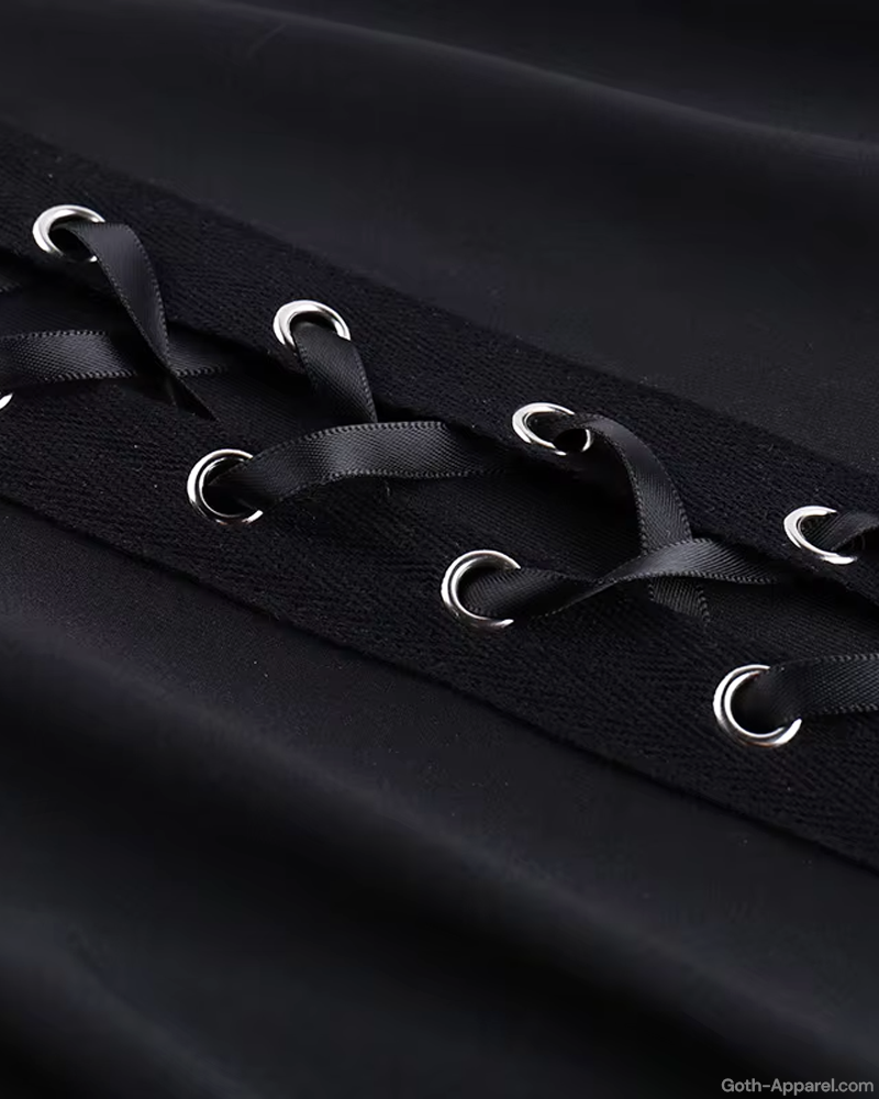 Gothic Lace Up Pants