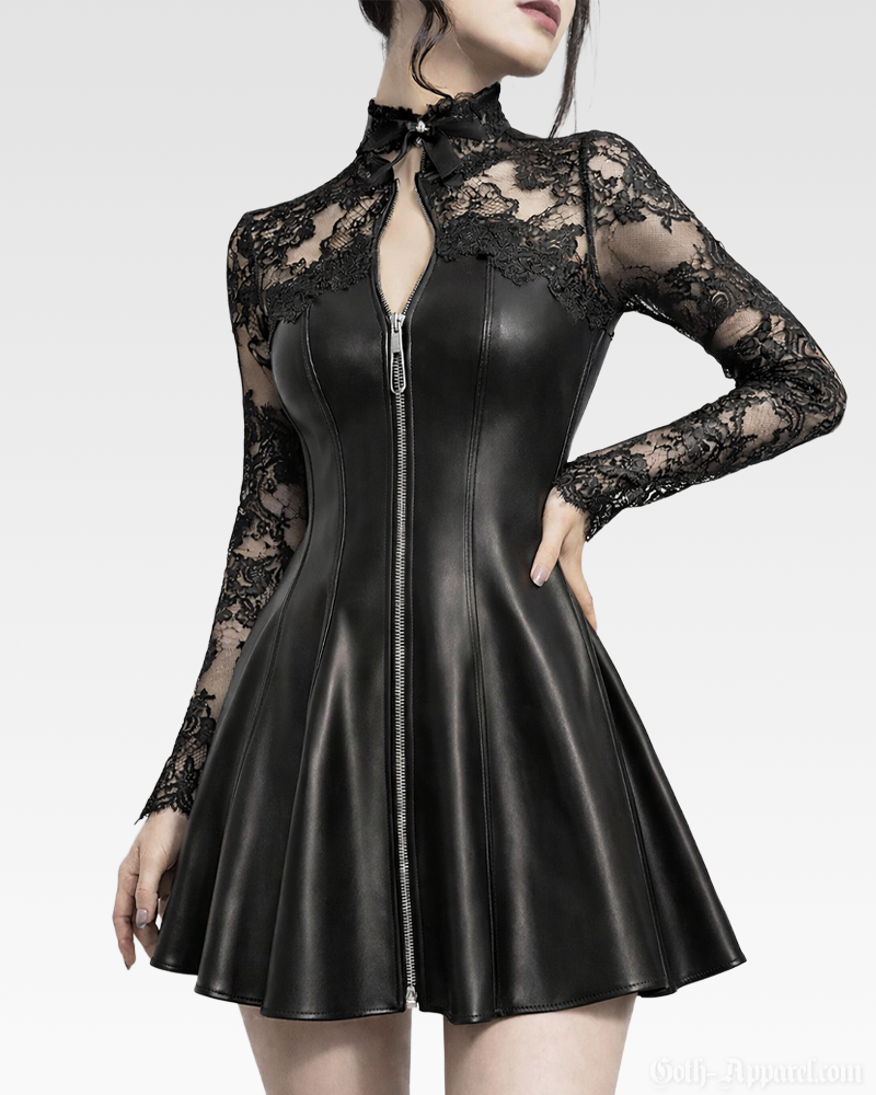 Gothic Leather Dress